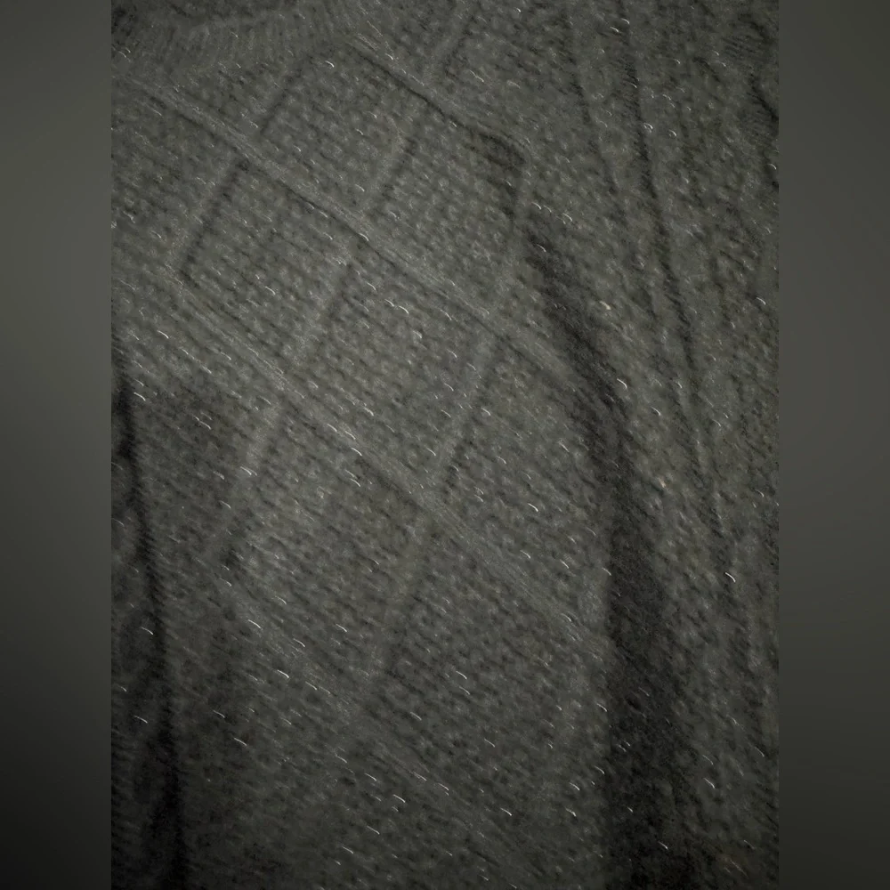 DKNY Black Cable Knit Women's Sweater